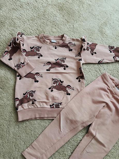 Mikina a legíny s česanou vnútornou stranou, lindex,104