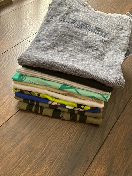 Trička 10ks, takko,134