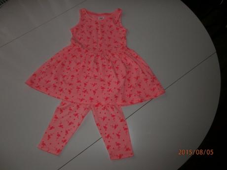Šaty a legíny na 2-3 roky,č.98, f&f,98