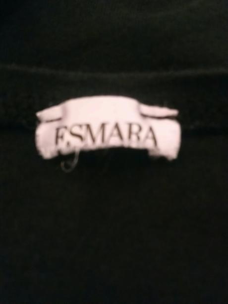 Dámsky elastický čierny top, esmara, xs/s, esmara,s