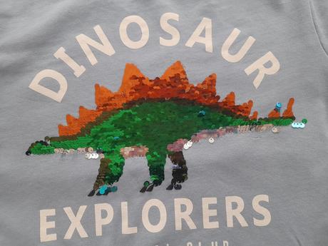 Mikina s meniacimi flitreami 134/140, h&m,134