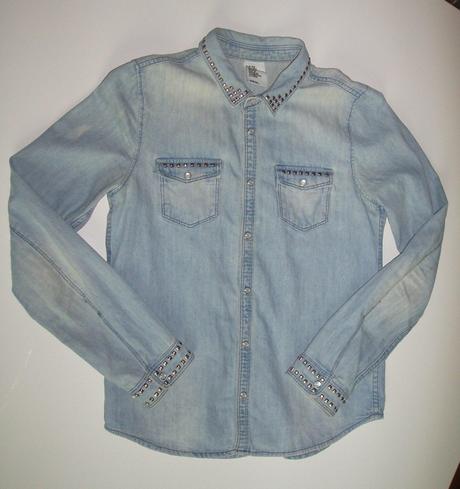 Košeľa rifľová, h&m,158