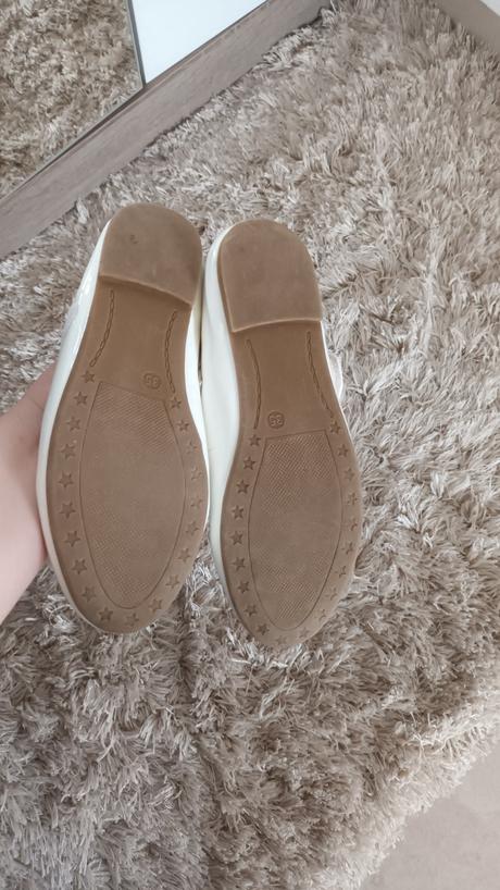 Elegantné biele topánočky, 35