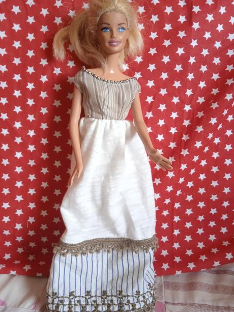 Oblečenie,zavoj pre barbie, 