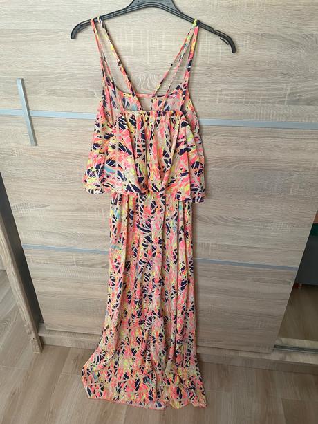 Maxišaty krásne krikľavé, l