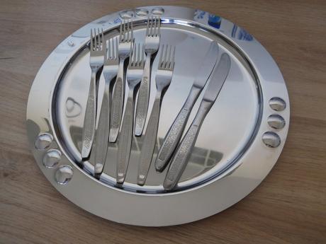 Príbor na doloženie sady, retro sady, 