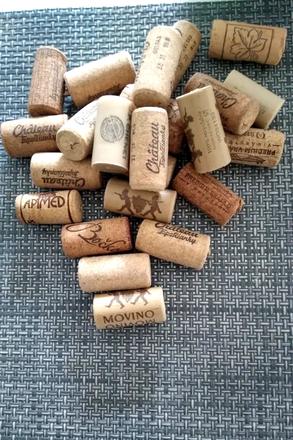 Korkový štopel korok 20 kusov spolu, 