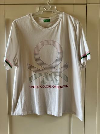 Tričko benetton l/xl, benetton,xl