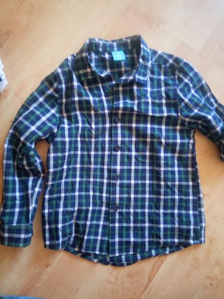 Zeleno modrá košeľa super stav, pepco,116