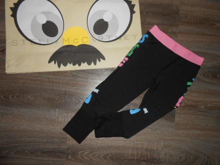 Stella mccartney dizajnerske 3/4 leginy č. 128, 128