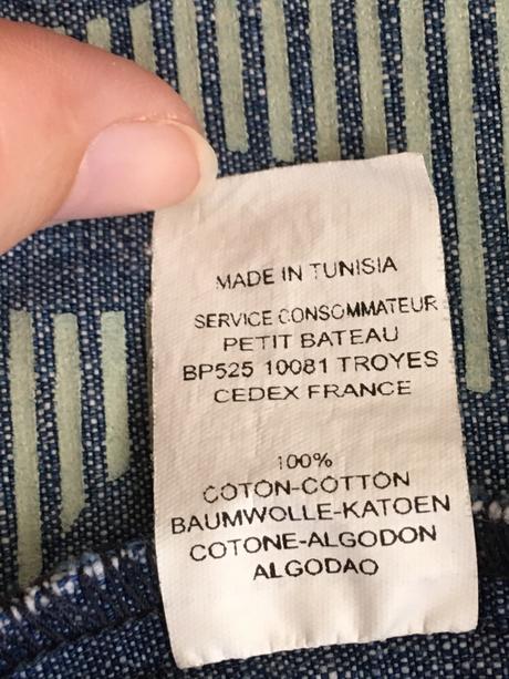 Riflová bunda petit bateau, 92