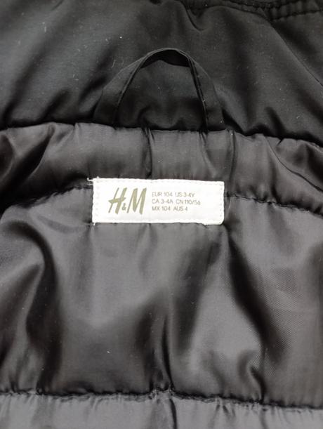 Zimná bunda hm, h&m,104