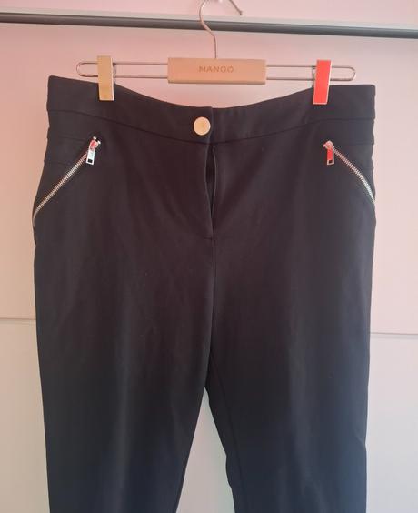 Dámske čierne nohavice, f&f,40