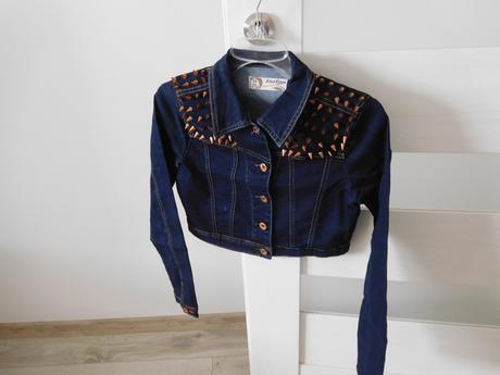 Blue rags denim -36v, ryflová bundička dámska, 36