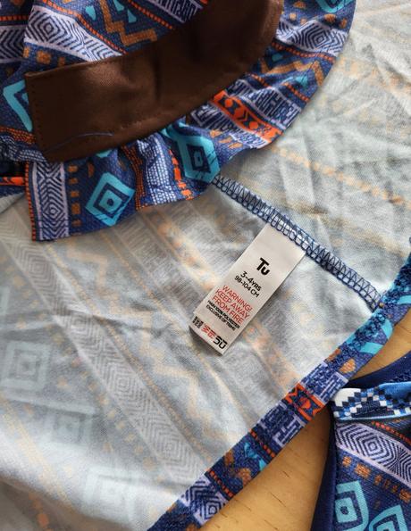 Karnevalové šaty indian na 3-4 roky, 