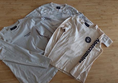 3x tričko abercrombie vel. s, abercrombie&fitch,s