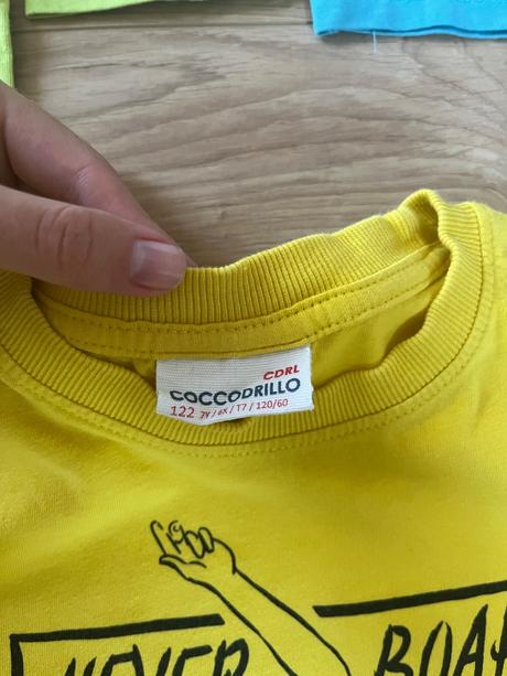 Trička s dlhým rukávom -122, coccodrillo,122