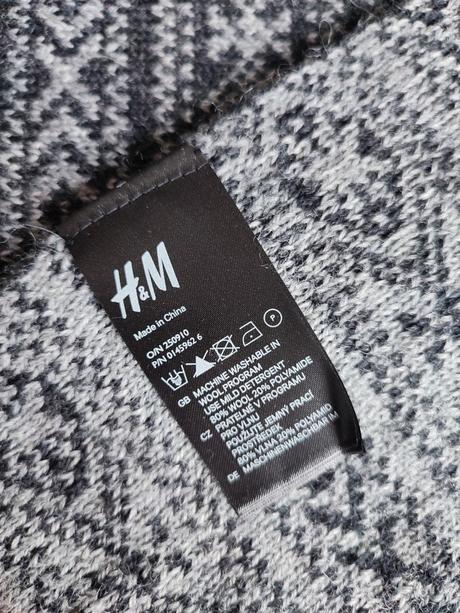 Pánsky vlnený šál, h&m