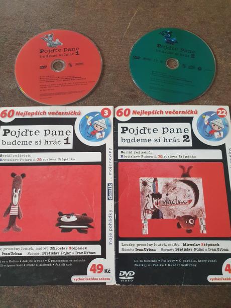 Dvd pojďte pane budeme si hráte 1 a 2,