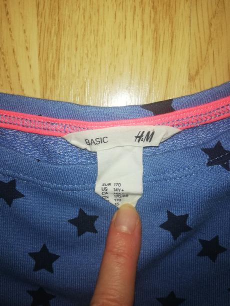 Dievčenská mikina, h&m,170