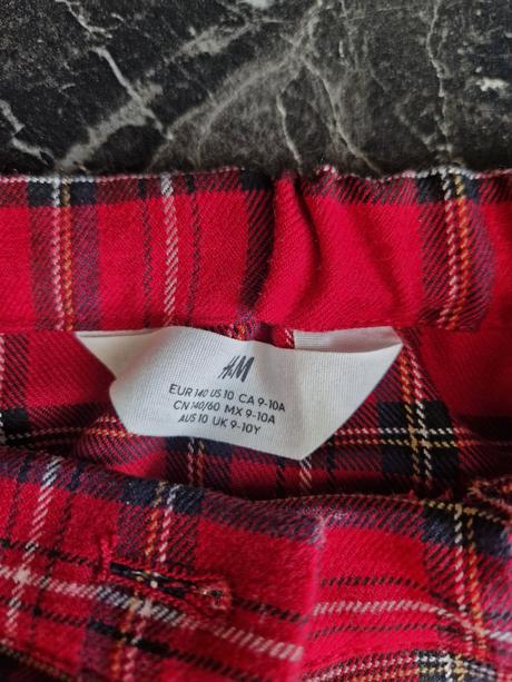 H&m károvaná sukňa, h&m,140
