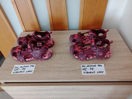 Dievc.sportové sandále zn.alpine pro veľ.32, alpine pro,32