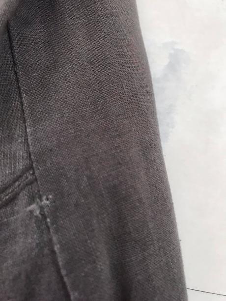 Športové vintage naturálne šaty safari, m