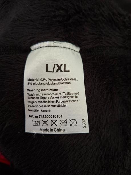 Cierne teple pancuchy l/xl, l
