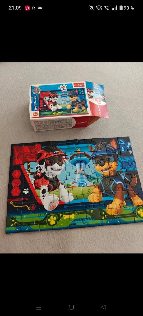 Paw patrol figúrky + puzzle 4x,