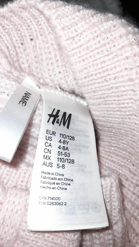 Znama čiapka h&m 110/128, h&m,110