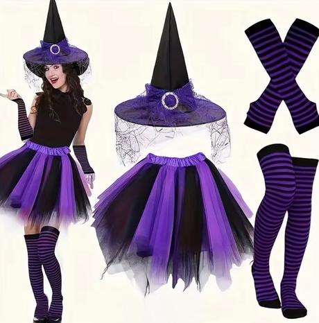 Kostým na karneval čarodejnica, 