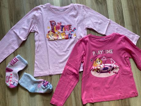 2x tricko pawpatrol + zadarmo ponozky, disney,116
