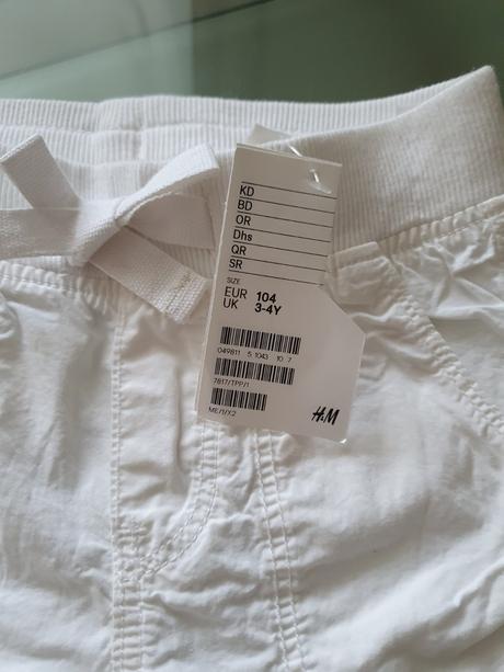 3/4 nohavice, h&m,104