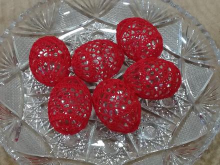 Háčkované vajíčka - a9,