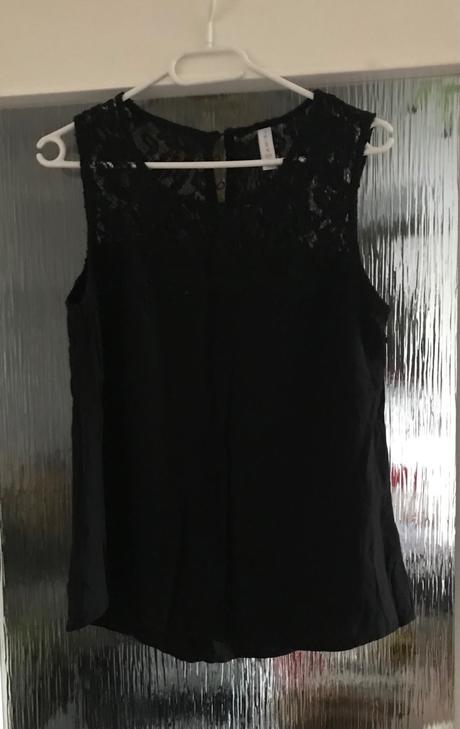 Tričko/blúzka s čipkou, amisu,m