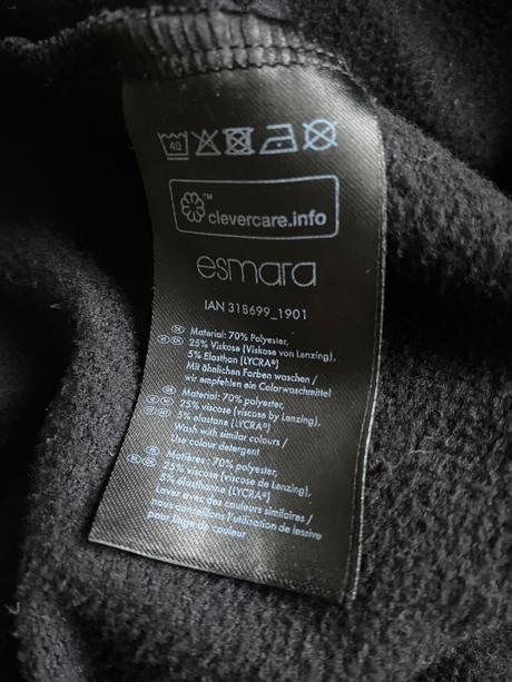 Čierne termolegíny esmara, esmara,xl