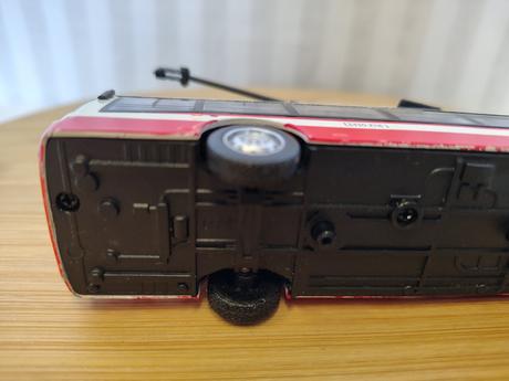 Kovový trolejbus rappa 1/72, na diely, 16 cm, 