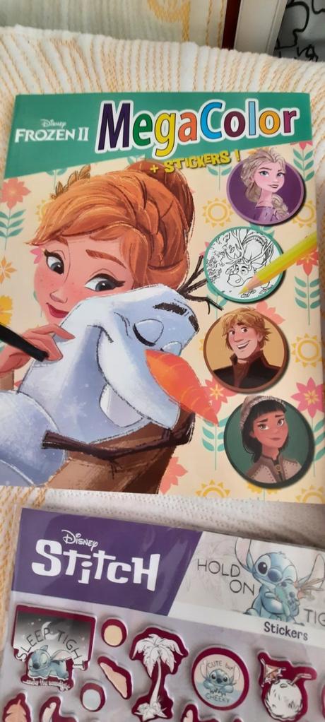 Maľovanky, nálepky, 