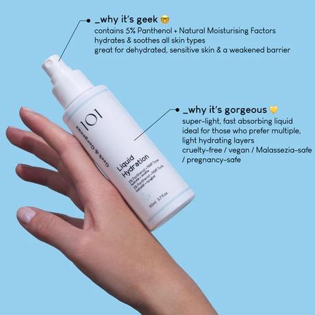Geek & gorgeous 101 liquid hydration sprej 50ml,