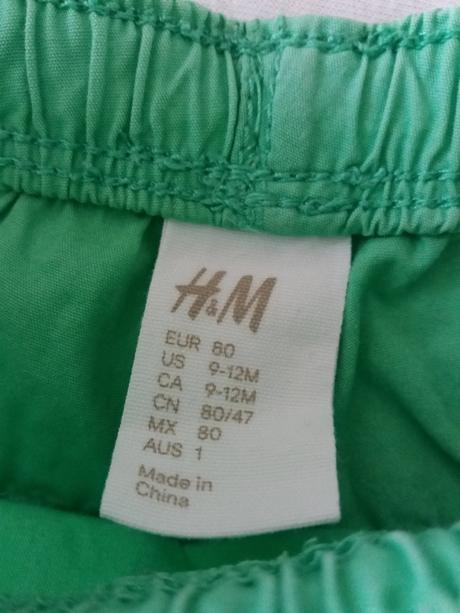 Letny komplet kratasy a tricko h&m, h&m,86