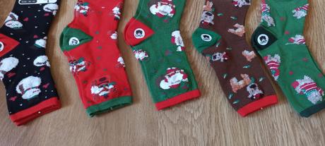 Vianočné termo ponožky, <50 - 40
