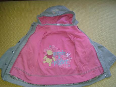 Ptechodná bundička 3v1, disney,104