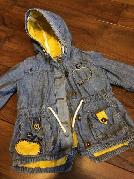 Dievčenská rifľlová bunda next, next,92