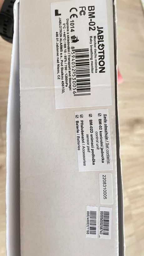 Nanny monitor dychu, nanny