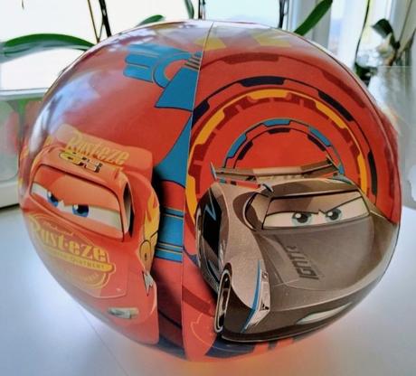 Detská nafukovacia plážová lopta cars 3,