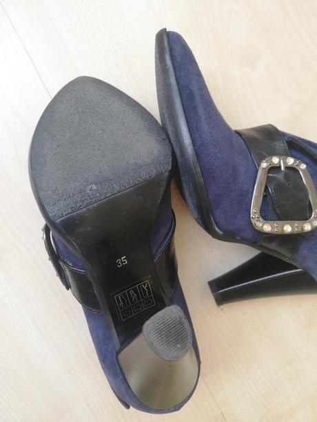 Topanky brúsená koža 35-36, 35