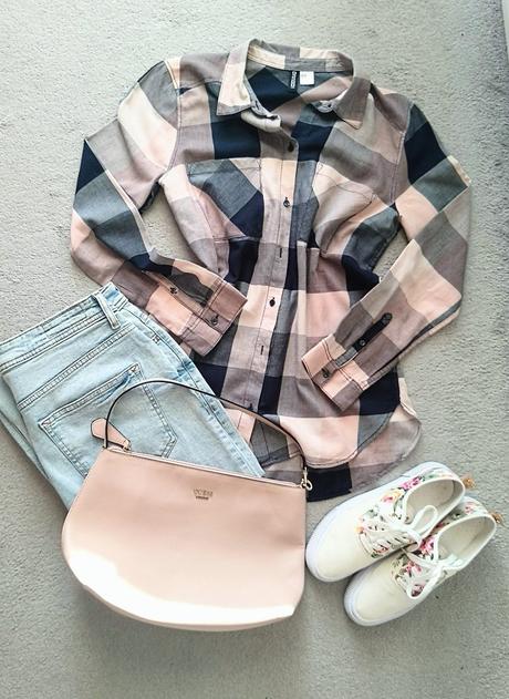 Bluzka / kosela z h&m, vel. 38 / m (oversized), h&m,38