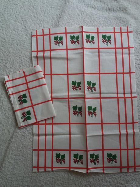 Retro obrus vianoce, 