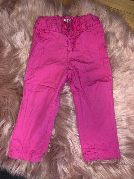 Ružové podšité nohavice, pepco,74