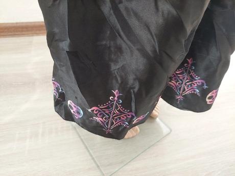 Kostra muerte karnevalové šaty veľ.122-128,